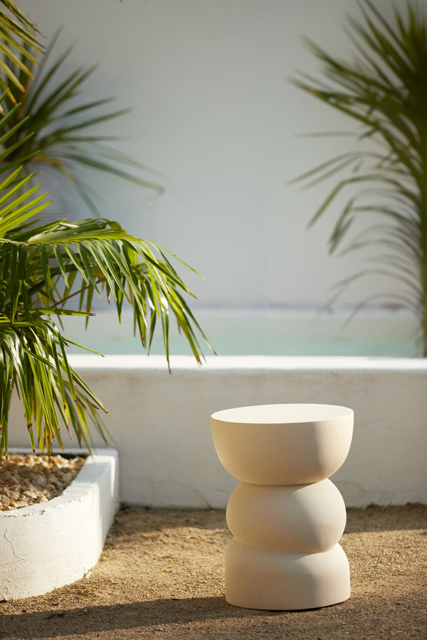 Light & Living Living Side table 35x45 cm AZALIO cream House of Isabella UK