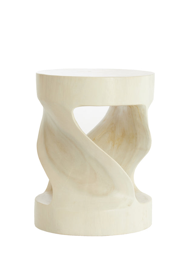 Light & Living Living Side table 35x45 cm LOVAGO wood light natural House of Isabella UK