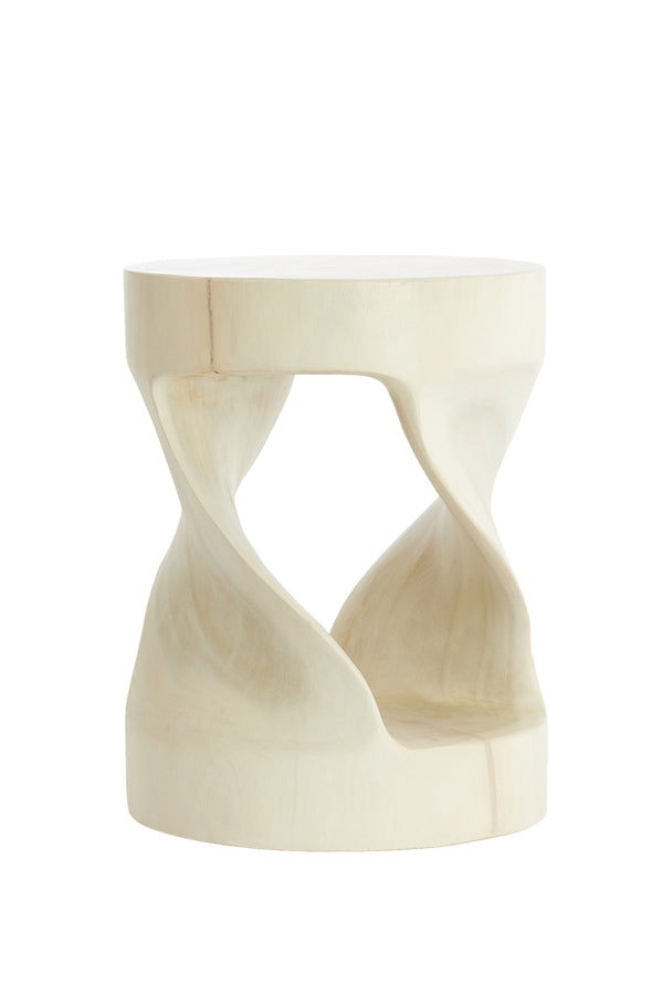 Light & Living Living Side table 35x45 cm LOVAGO wood light natural House of Isabella UK