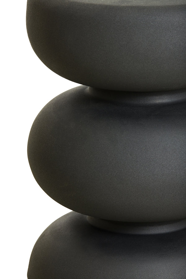 Light & Living Living Side table 35x46 cm KOBODO matt black House of Isabella UK