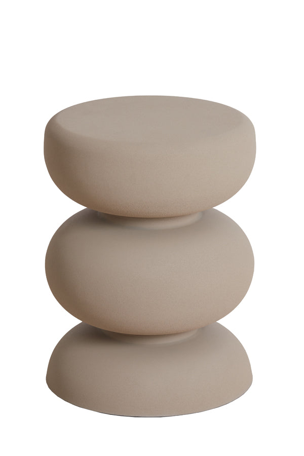 Light & Living Living Side table 35x46 cm KOBODO matt cream House of Isabella UK