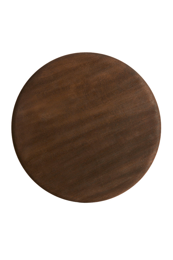 Light & Living Living Side table 35x54 cm VEGLIO wood matt dark brown House of Isabella UK