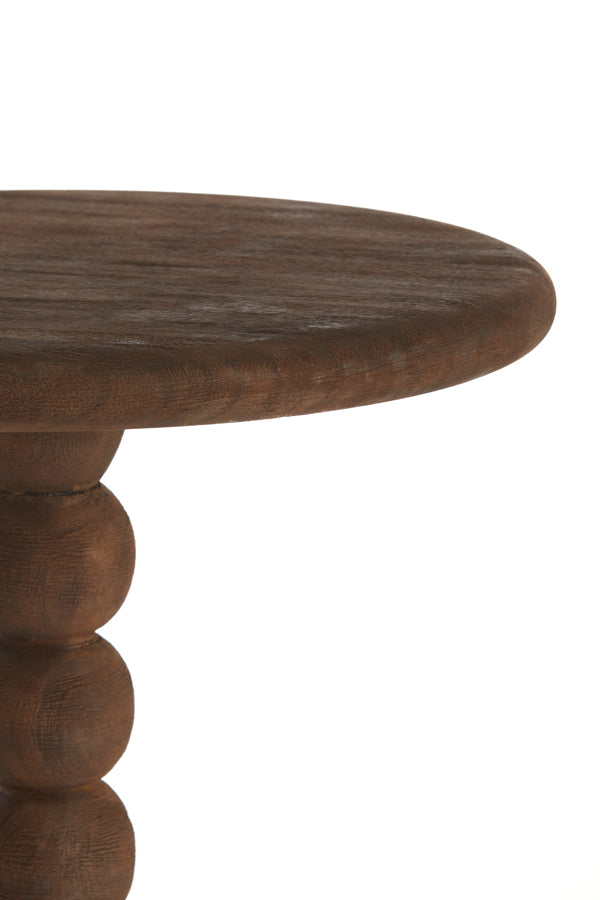 Light & Living Living Side table 35x54 cm VEGLIO wood matt dark brown House of Isabella UK