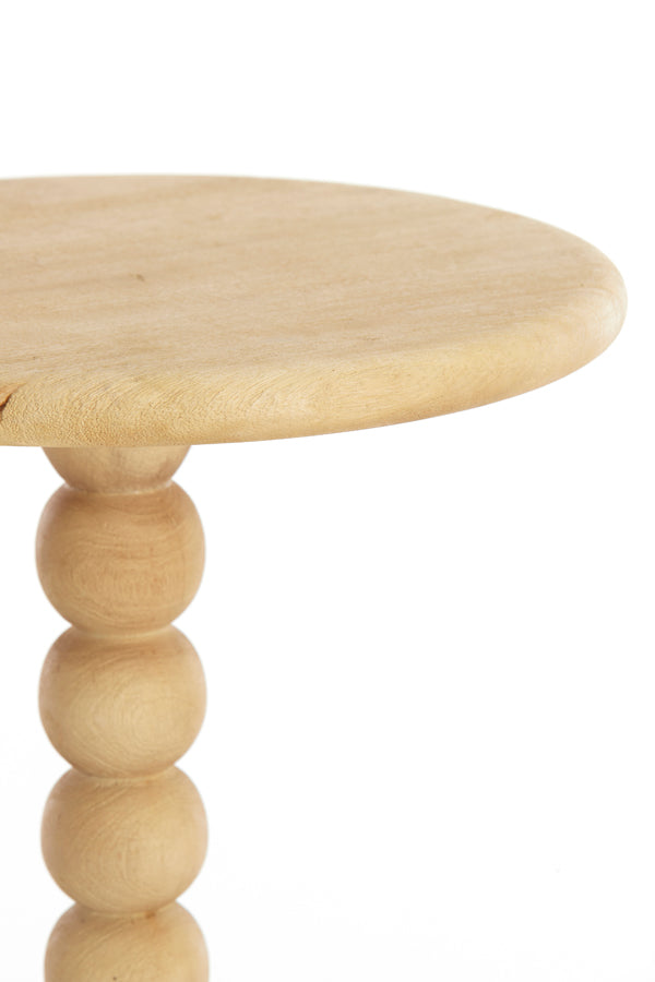 Light & Living Living Side table 35x54 cm VEGLIO wood matt natural House of Isabella UK