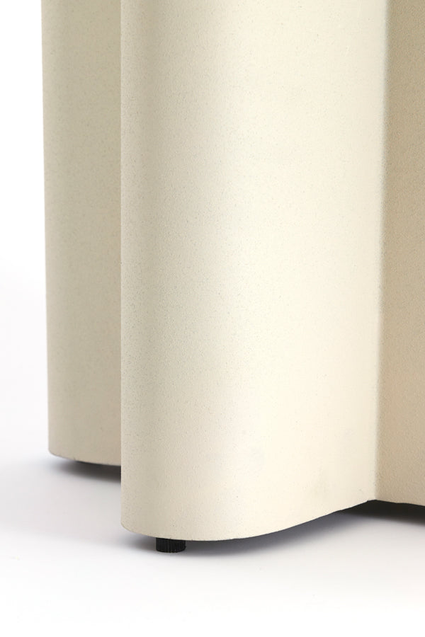Light & Living Living Side table 36x42 cm MIKADO matt cream House of Isabella UK