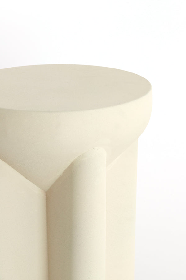 Light & Living Living Side table 36x42 cm MIKADO matt cream House of Isabella UK