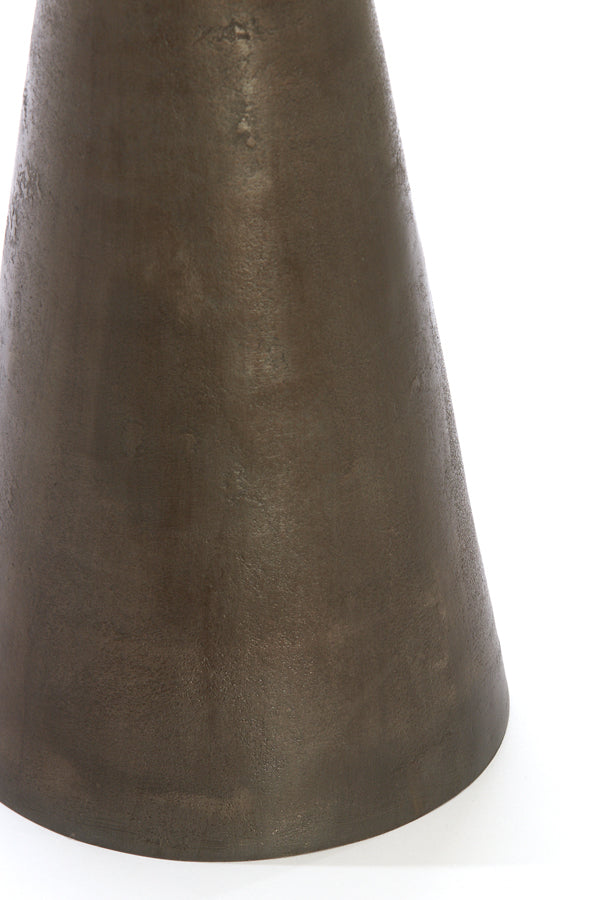 Light & Living Living Side table 36x51 cm YNEZ dark brown marble+dark brown House of Isabella UK