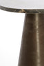 Light & Living Living Side table 36x51 cm YNEZ dark brown marble+dark brown House of Isabella UK