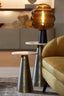 Light & Living Living Side table 36x51 cm YNEZ travertine sand+antique bronze House of Isabella UK