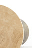 Light & Living Living Side table 36x51 cm YNEZ travertine sand+antique bronze House of Isabella UK