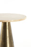 Light & Living Living Side table 36x51 cm YNEZ travertine sand+antique bronze House of Isabella UK