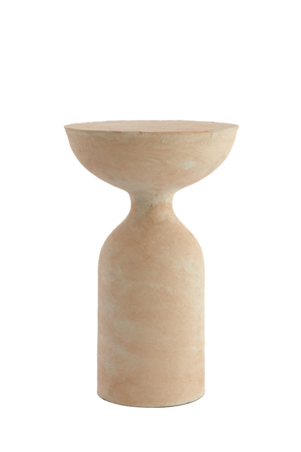 Light & Living Living Side table 36x56 cm MURLA papier mâché beige House of Isabella UK