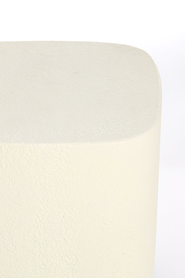Light & Living Living Side table 37x34x40 cm SEDDON cream+wood brown House of Isabella UK