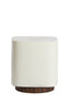 Light & Living Living Side table 37x34x40 cm SEDDON cream+wood brown House of Isabella UK
