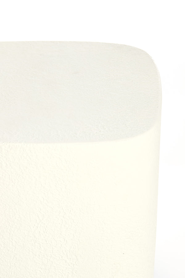 Light & Living Living Side table 37x34x45 cm SEDDON cream+wood brown House of Isabella UK