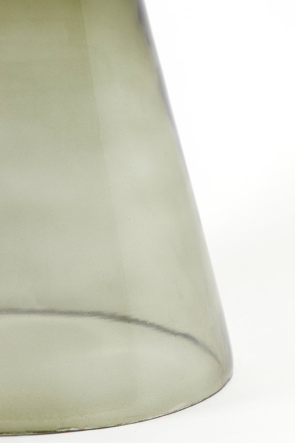 Light & Living Living Side table 37x44 cm DAKWA glass grey green House of Isabella UK
