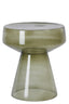 Light & Living Living Side table 37x44 cm DAKWA glass grey green House of Isabella UK