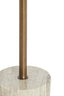 Light & Living Living Side table 37x49 cm CIVITA marble sand-grey+drk bronz-bronz House of Isabella UK