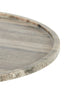 Light & Living Living Side table 37x49 cm CIVITA marble sand-grey+drk bronz-bronz House of Isabella UK