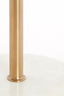 Light & Living Living Side table 37x49 cm CIVITA marble white+antique bronze House of Isabella UK