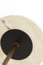 Light & Living Living Side table 37x49 cm CIVITA travertine sand+dark brwn-bronze House of Isabella UK