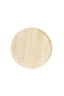 Light & Living Living Side table 37x49 cm CIVITA travertine sand+dark brwn-bronze House of Isabella UK
