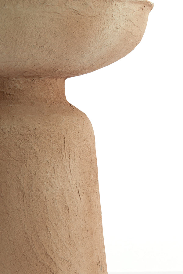 Light & Living Living Side table 38x42 cm BENISSA papier mâché beige House of Isabella UK