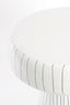 Light & Living Living Side table 38x42 cm DAKWA shiny white+black House of Isabella UK
