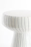 Light & Living Living Side table 38x42 cm DAKWA shiny white+black House of Isabella UK
