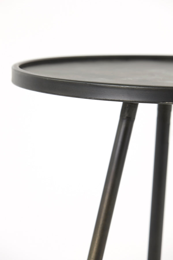 Light & Living Living Side table 39,5x50,5 cm ENVIRA zinc House of Isabella UK