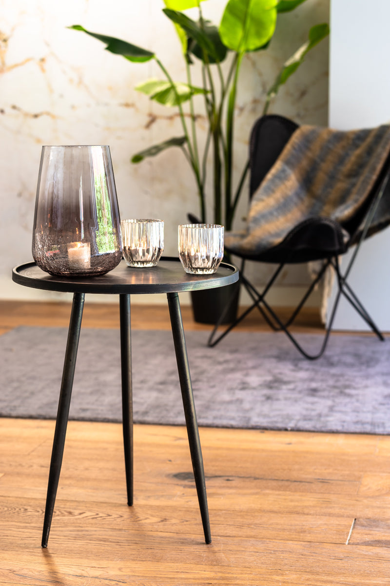 Light & Living Living Side table 39,5x50,5 cm ENVIRA zinc House of Isabella UK
