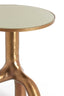 Light & Living Living Side table 40,5x53 cm MELLO shiny brown bronze+glass taupe House of Isabella UK