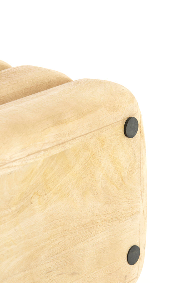 Light & Living Living Side table 40x30x40 cm FREYJA wood matt natural House of Isabella UK
