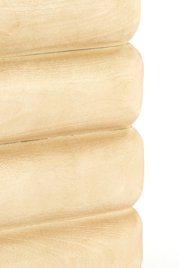 Light & Living Living Side table 40x30x40 cm FREYJA wood matt natural House of Isabella UK
