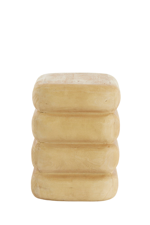 Light & Living Living Side table 40x30x40 cm FREYJA wood matt natural House of Isabella UK