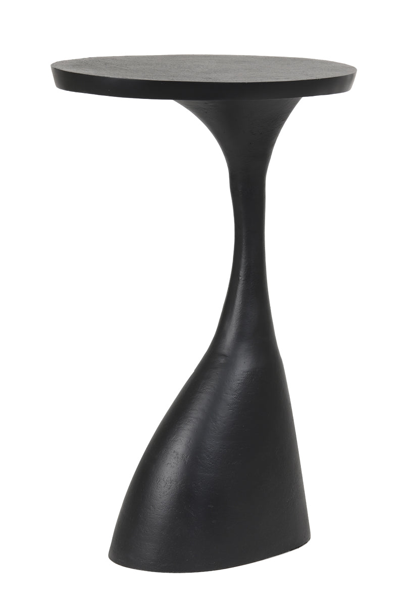 Light & Living Living Side table 40x33x61 cm MACAU matt black House of Isabella UK