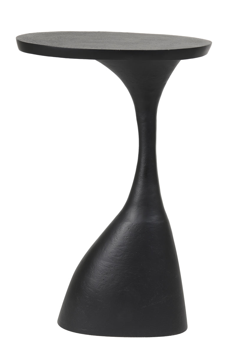 Light & Living Living Side table 40x33x61 cm MACAU matt black House of Isabella UK