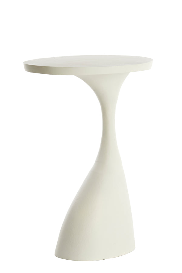 Light & Living Living Side table 40x33x61 cm MACAU matt cream House of Isabella UK