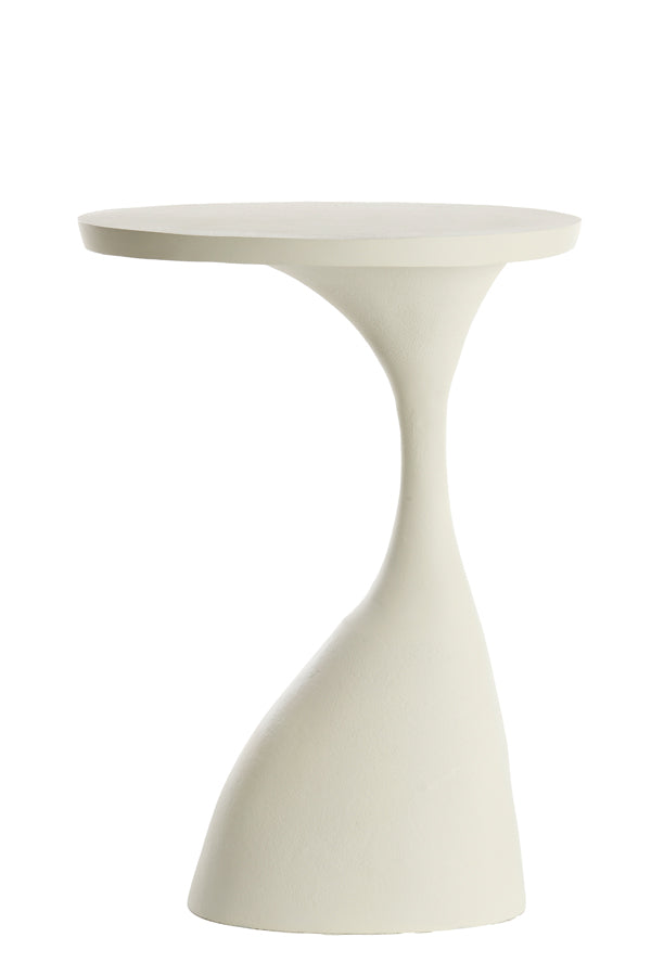 Light & Living Living Side table 40x33x61 cm MACAU matt cream House of Isabella UK