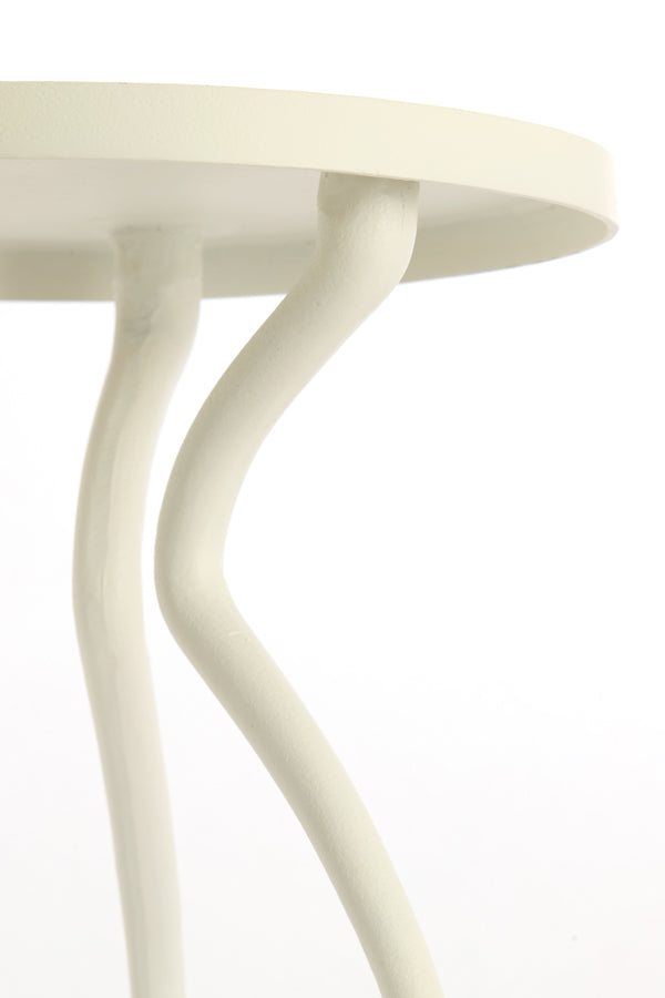 Light & Living Living Side table 40x39x48 cm BODIN cream House of Isabella UK