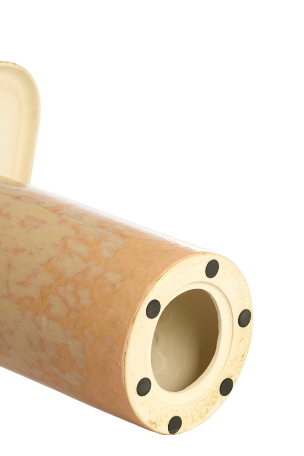 Light & Living Living Side table 40x40x48 cm LUARCA ceramics light peach House of Isabella UK