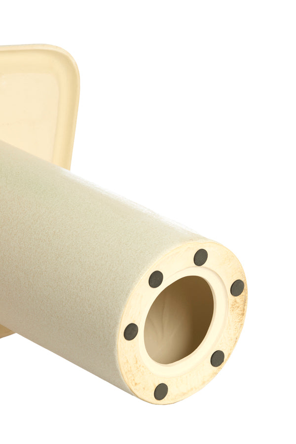 Light & Living Living Side table 40x40x48 cm LUARCA ceramics matt cream House of Isabella UK