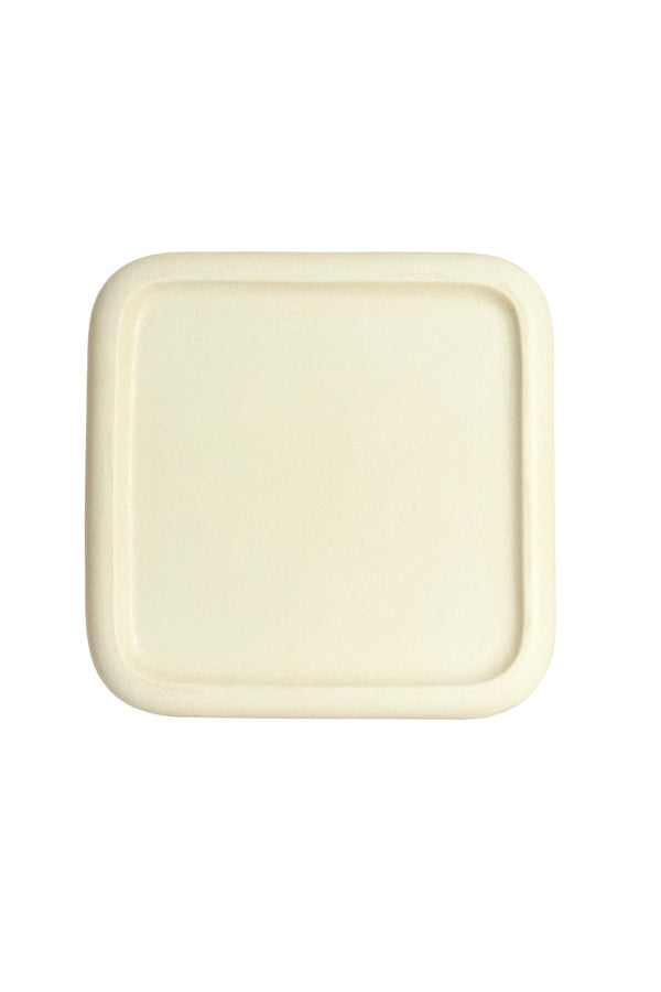 Light & Living Living Side table 40x40x48 cm LUARCA ceramics matt cream House of Isabella UK