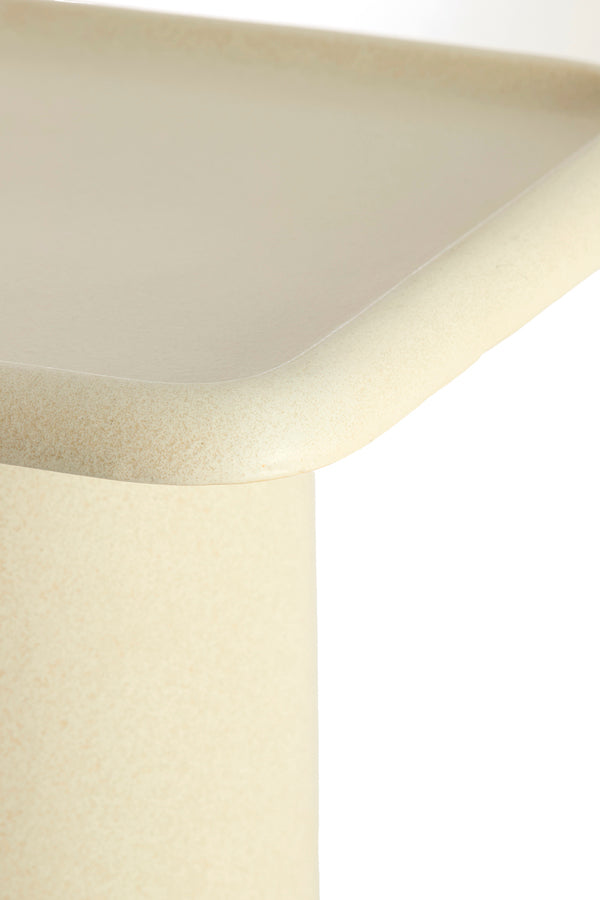 Light & Living Living Side table 40x40x48 cm LUARCA ceramics matt cream House of Isabella UK
