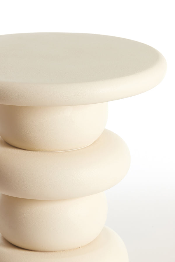 Light & Living Living Side table 40x45 cm AZALAS wood cream House of Isabella UK