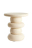 Light & Living Living Side table 40x45 cm AZALAS wood cream House of Isabella UK