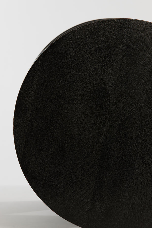 Light & Living Living Side table 40x50 cm LARUS mango wood matt black House of Isabella UK