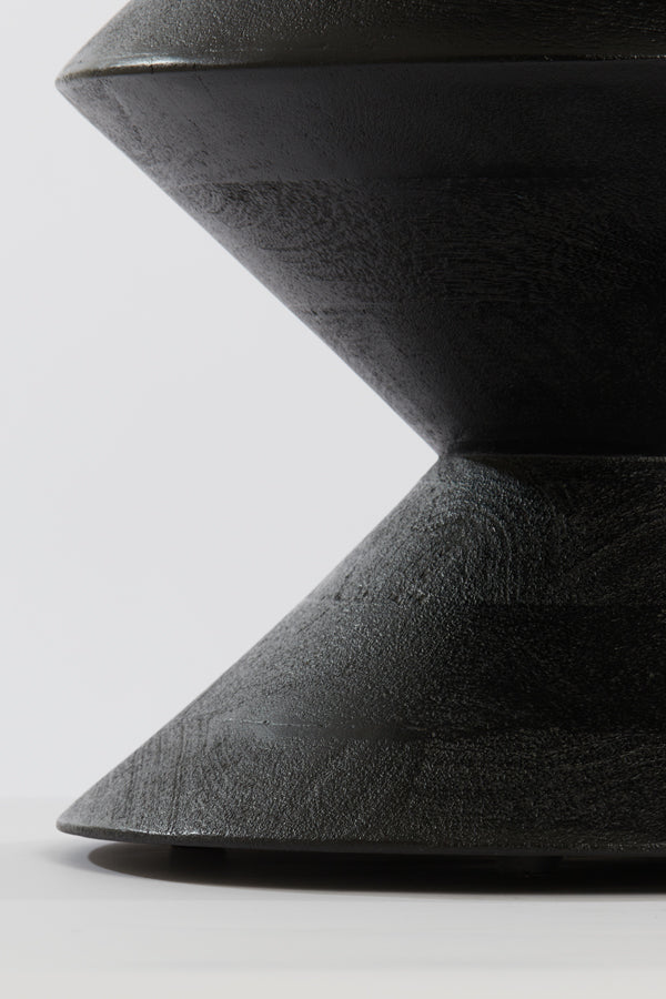 Light & Living Living Side table 40x50 cm LARUS mango wood matt black House of Isabella UK
