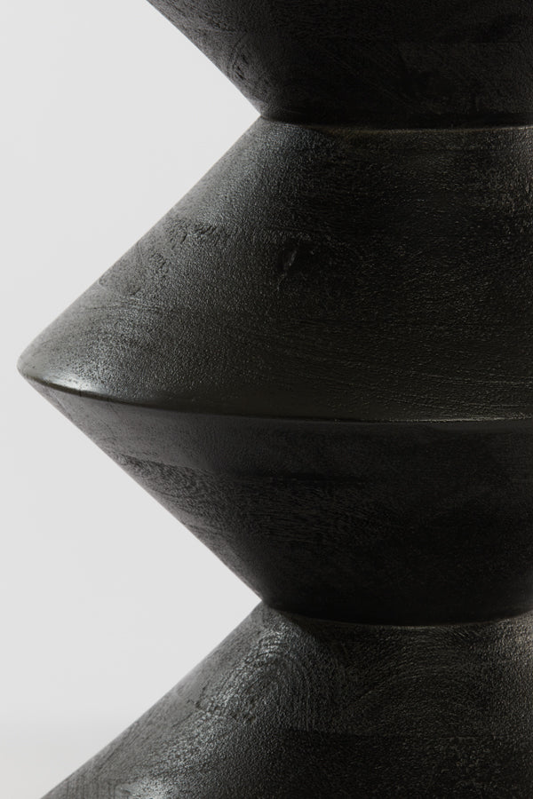 Light & Living Living Side table 40x50 cm LARUS mango wood matt black House of Isabella UK
