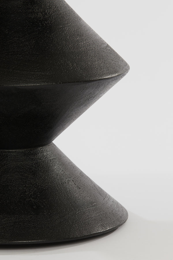 Light & Living Living Side table 40x50 cm LARUS mango wood matt black House of Isabella UK